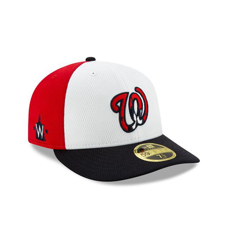 MLB Washington Nationals 2021 Spring Training Low Profile 59Fifty Fitted (NRP7929) - Red New Era Caps